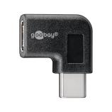GOOBAY USB C - USB C, V/Z 90° černá redukce