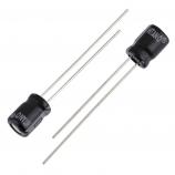22μF/25V; 20%; 105°C; THT; radiální; Ø5mm; RM=2mm