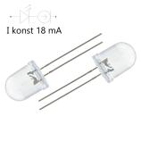 OptoSupply OSR5MAA131A-CRLED18 LED 10mm, červená