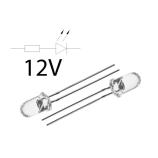 OptoSupply OSR5RU5A31A-12V LED 5mm, červená