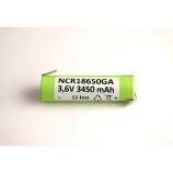 PANASONIC 18650GA Li-ion 3450mAh akumulátor GREEN - 1Z