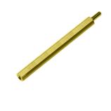 DA5M3X45 mosaz distanční sloupek 45mm M3 matka/šroub