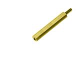 DA5M3X25 mosaz distanční sloupek 25mm M3 matka/šroub
