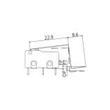 ZIPPY SM1-06S-08A0-Z mikrospínač