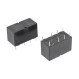 M4S-12 HW relé cívka 12VDC, kontakt 250VAC/2A 2x přepínací