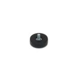 HS-31-G magnetická základna pogumovaná o31x6,5mm, závit M6