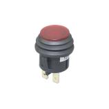 Tlačítko OFF-ON 1 pol. 12V/20A červený vodotěsný