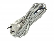 JT001 H03VVH2-F 2x0,75,bílá, 5m napájecí síťový kabel FLEXO