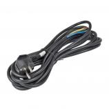 JT003 H05VV-F 3x1,5, černá, 5m napájecí síťový kabel FLEXO