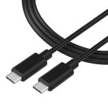 Tactical USB C 3.1 (M) - USB C 3.1 (M), 15W, 0,3m, černý USB propojovací kabel
