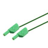 HC-GREEN-1.0M izolovaná měřící šňůra zelená