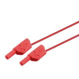 HC-RED-1.0M izolovaná měřící šňůra červená