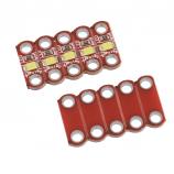 Modul s pěti bílými LED diodami - dělitelné 
