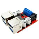 QS-1205CBUM-8A modul DC/DC měnič step-down 8-35V/8A, 4x USB
