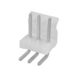 PSH04-03W konektor vidlice rozteč 3,96mm, 1x3piny, do DPS/90°