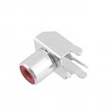 RS-101F červená RCA zásuvka