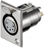 XLR187-5G XLR 5pin zásuvka