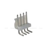 LEOCO KK396-90° 4pin (M) konektor vidlice rozteč 3,96mm, 1x4pin, do DPS/90°
