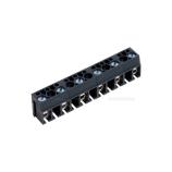 PTR AK100/3DS-10.0-V-GREY  svorkovnice 3pól, rozteč 10mm, 24A/250V, vstup 90°, šroub