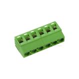 PTR AKZ350/2-5.08-H-GREEN svorkovnice 2pól, rozteč 5,08mm, 24A/250V, vstup 180°, šroub