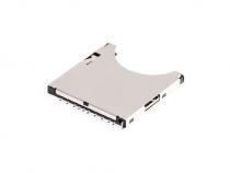 CONNFLY SLOT SD P/P konektor pro SD kartu, 9pin Push-Push SMD 