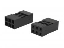KONPC-SPK-3x2 ISP konektor zásuvka rozteč 2,54mm, 3x2piny, přímá, na kabel