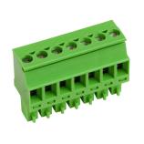 PTR AK1700/7-3.5-GREEN svorkovnice zásuvka 7pól, rozteč 3,5mm, 8A/160V, vstup 90°, šroub