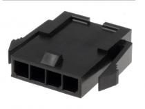 C3003-H04 Micro-Fit 3.0 vidlice rozteč 3mm, 1x4piny, přímá, na kabel
