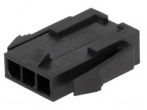 C3003-H03 Micro-Fit 3.0 vidlice rozteč 3mm, 1x3piny, přímá, na kabel