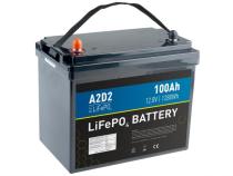 A2D2 baterie LiFePO4 12,8V 100Ah M8 (REPT cells)
