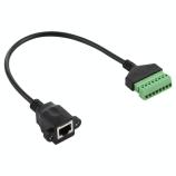 Zástrčka RJ45 na 8 pin svorkovnici délka: 30 cm
