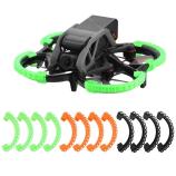 Pro DJI Avata BRDRC-9604 4 ks TPU ochranný kryt UAV nárazník protikolizní prstenec kryt (oranžový)