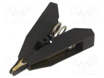 Krokodýlková Kelvinova svorka  10A  42VDC  Rozs.uchop  max.7,9mm