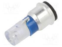 LED lamp  blue  SX3s  24÷28VDC  No.of diodes  1  -40÷85°C  3mm