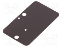 Washer  1005  rectangular  38x25.5x0.5mm