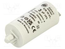 Capacitor  motors, run  3uF  400VAC  Ø28x55mm  -25÷85°C  ±5%