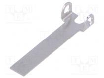 Straight lever  19mm  DC series  Colour  silver