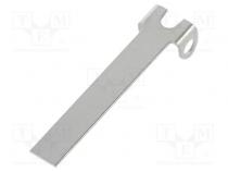 Straight lever  21.5mm  DC series  Colour  silver