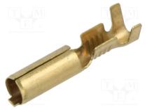 Faston kulatý samice 1÷2,5mm² krimpovací na kabel