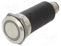 Переключатель  антивандальный  Пол  2  SPDT  0,1A/35ВAC  IP65,IP67