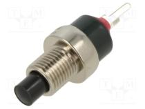 Switch  push-button  Pos  2  SPST-NO  1A/120VAC  1A/28VDC  OFF-(ON)