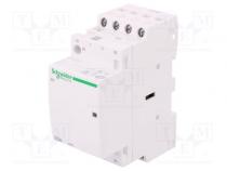 SCHNEIDER A9C20838 Stykač 4-pólový instalační 25A 230÷240VAC NC x2 + NO x2 IP20.
