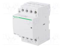 SCHNEIDER A9C20867 Stykač 4-pólový instalační 63A 230÷240VAC NC x4 IP20 ICT