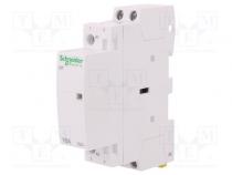 SCHNEIDER A9C22112 Stykač 2-pólový instalační 16A 24VAC NO x2 na přípojnici DIN