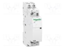 SCHNEIDER A9C22515 Stykač 2-pólový instalační 16A 220VAC NC + NO IP20 ICT 500V