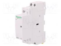 Контактор  2-полюсный установочный  20А  230÷240ВAC  NO x2  IP20