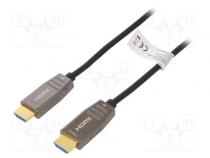 Kabel  HDCP 2.2,HDMI 2.1,optický  HDMI vidlice,z obou stran