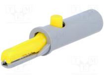 Krokosvorka  6A  60VDC  žlutá  Rozs.uchop  max.7,5mm  930126103