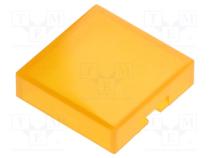 Cap  UB series  12x12x3mm  amber  UB