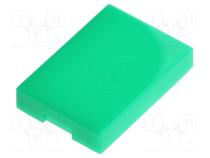 Cap  UB series  17x12x3mm  green  UB